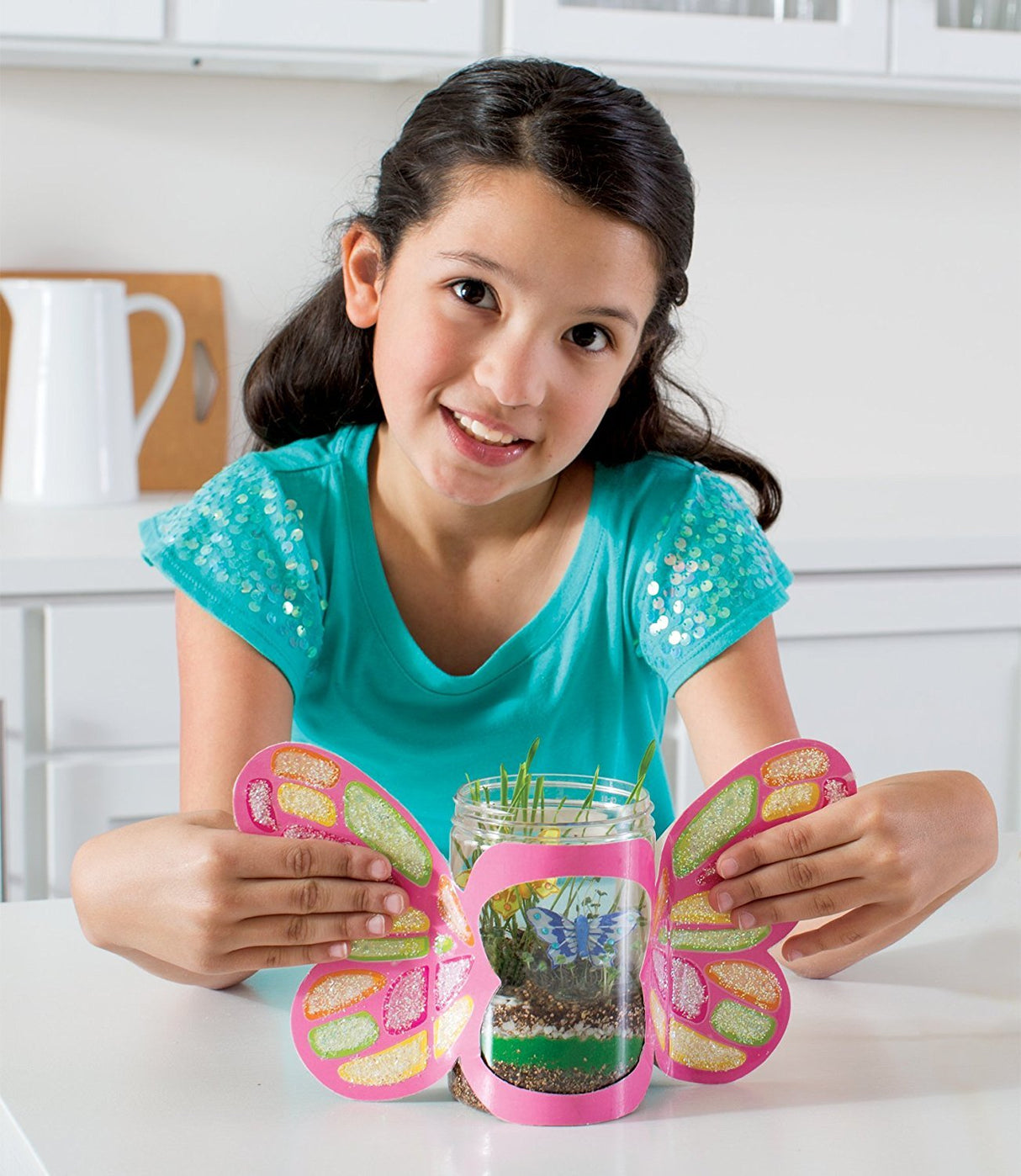 Creativity For Kids Sparkle N' Grow Butterfly Terrarium - Steam Crafts For Kids