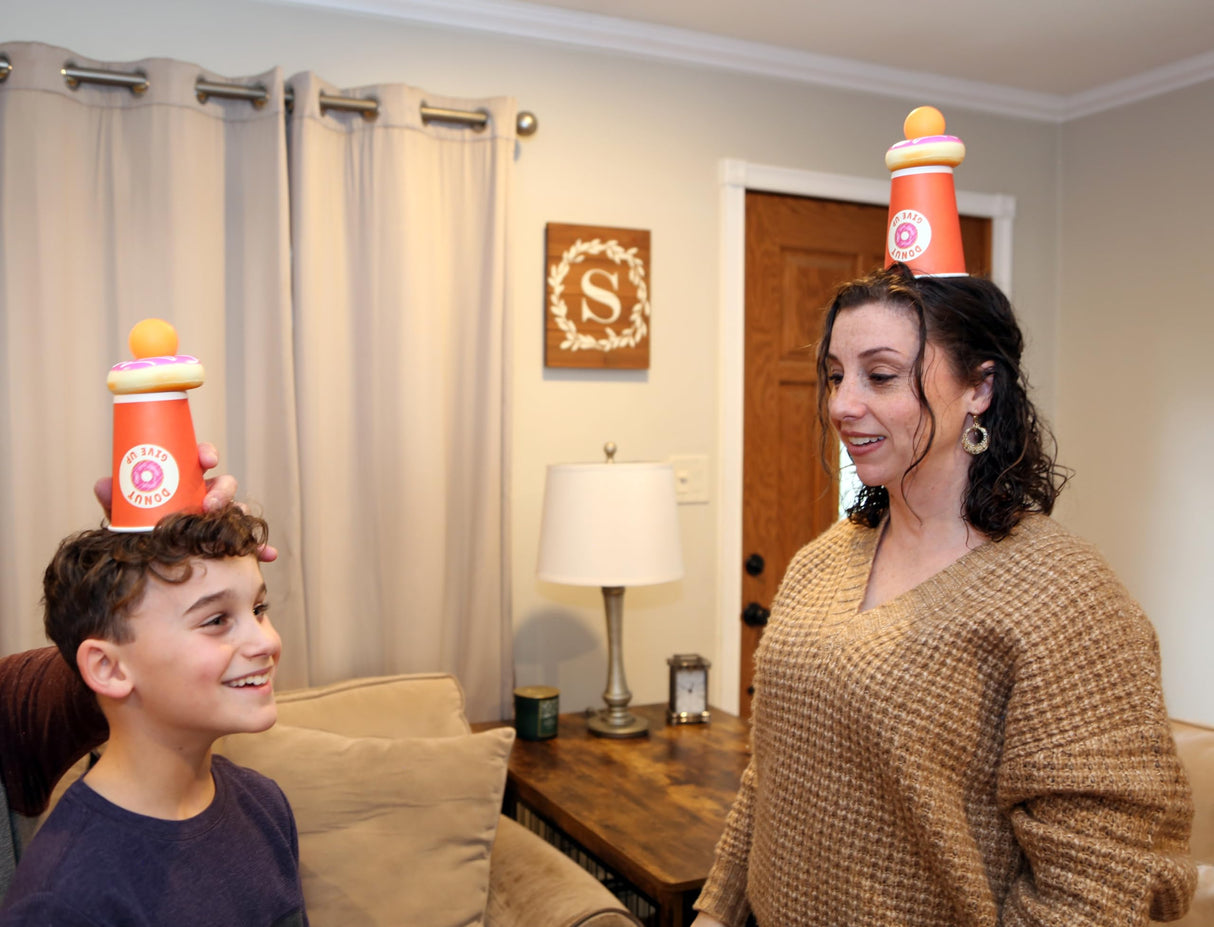 The Donut Challenge | Easy to Play Family Fun Night Game Activity | Easy to Learn Family Tabletop Board Game for Kids & Adults for 2 to 8 Players | Family Party Game - Ages 8 Years Old and Up