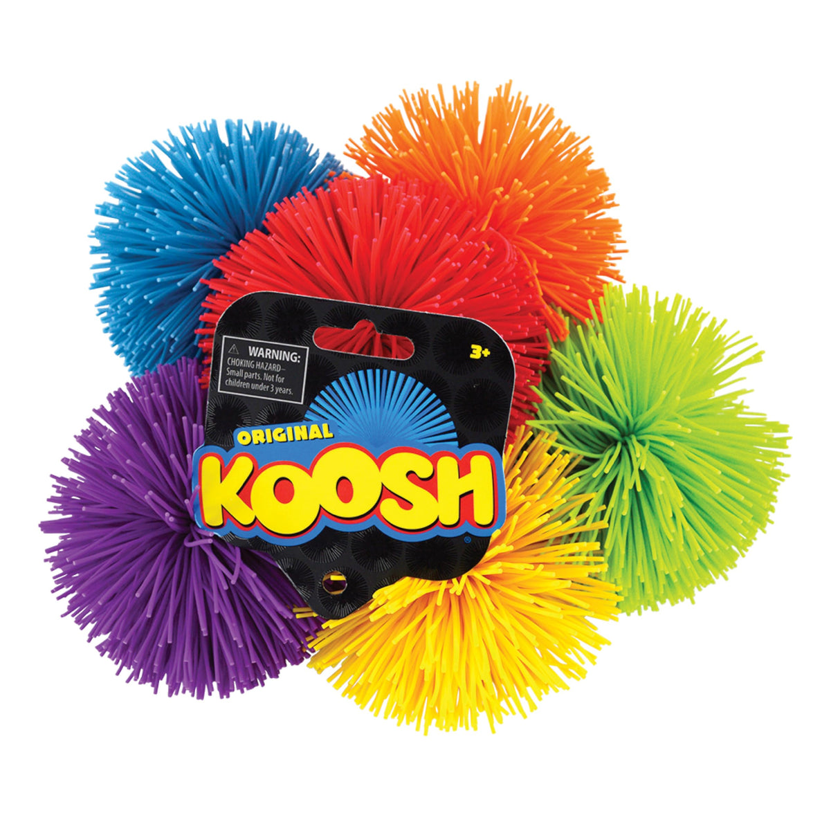 Koosh Balls 3 inch, Assorted Colors - Kids Outdoor Toys, Beach Toys, Kids Games, Outdoor Games for Adults and Family, Outdoor Games for Kids, Kids Toys, Fidget Toys for Kids, Ages 3+