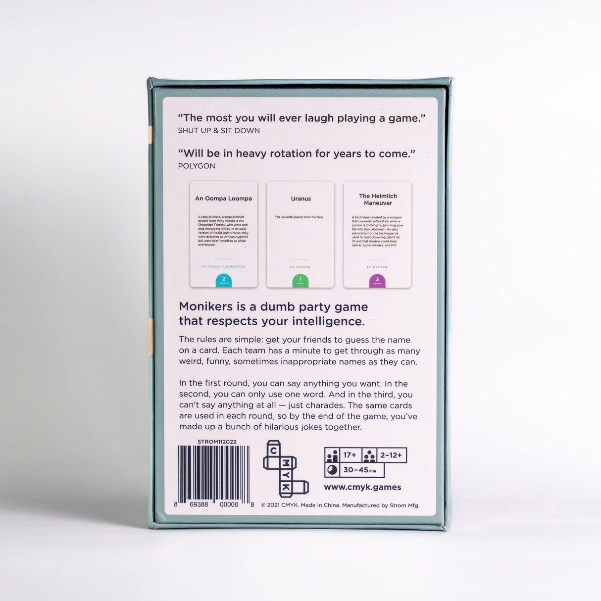 Monikers A Dumb Party Game That Respects Your Intelligence