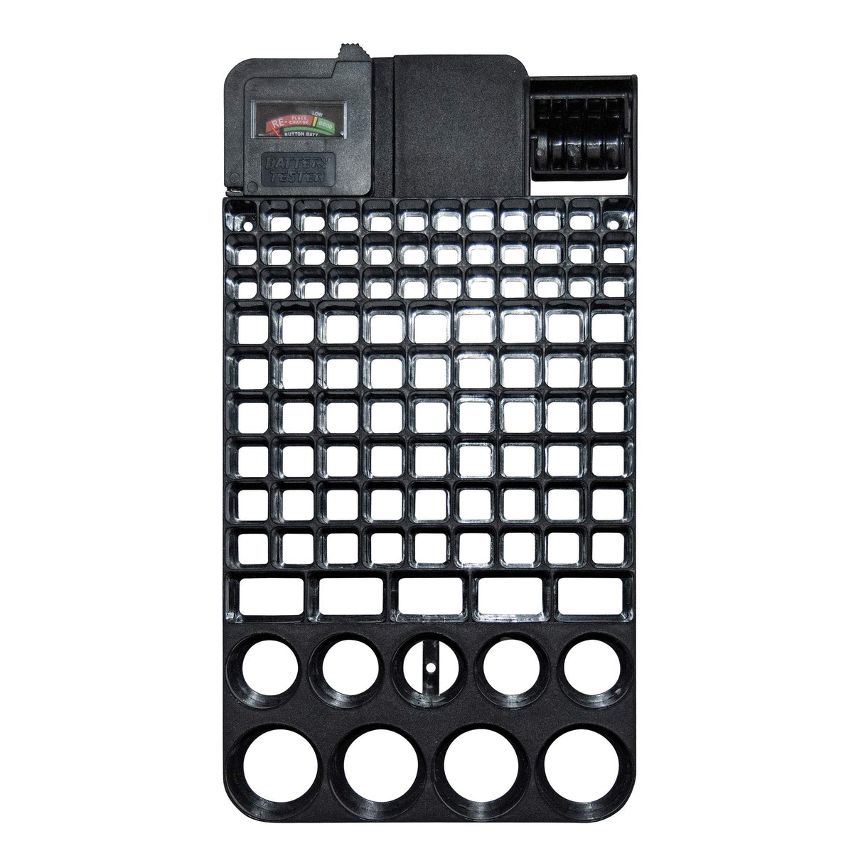 Battery Organizer Storage Case by Range Kleen Holds 82 Batteries Various Sizes Removable Battery Tester