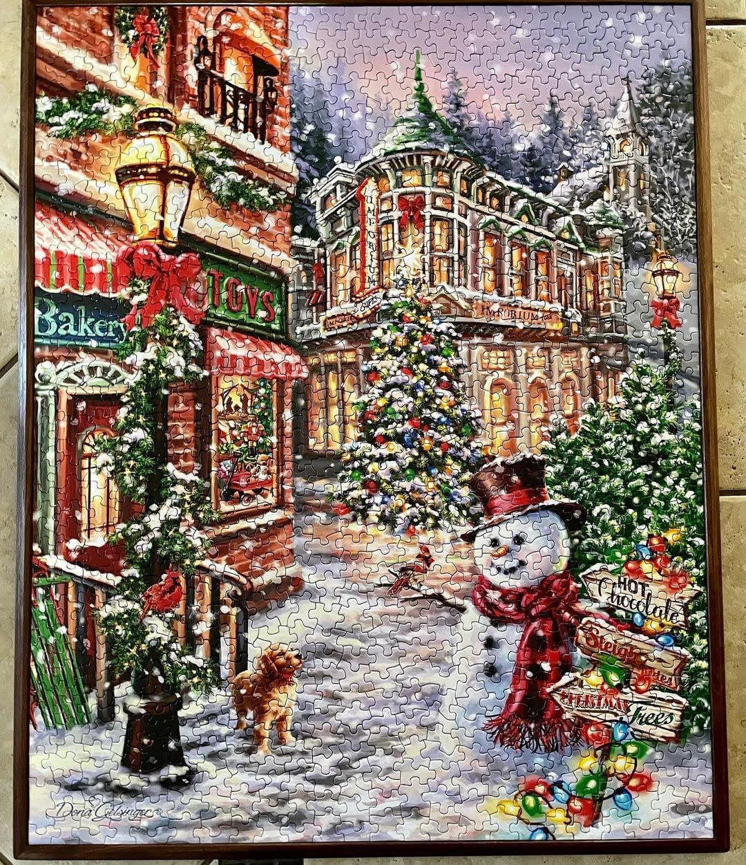 Springbok 1000 Piece Jigsaw Puzzle Merry Main Street