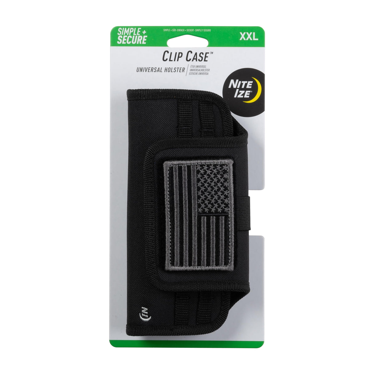 Nite Ize - Clip Case Horizontal Phone Holster Xxl - Black
