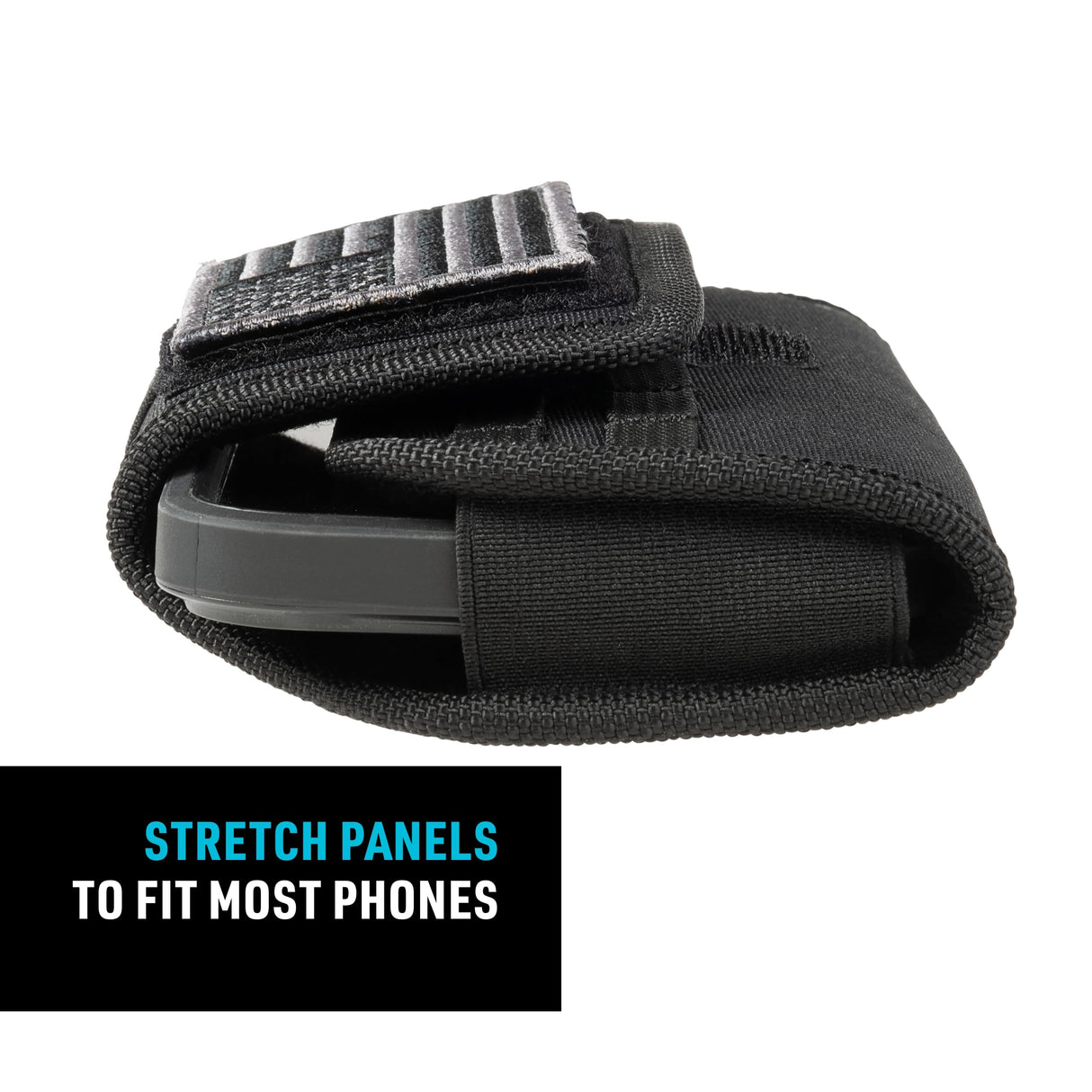 Nite Ize - Clip Case Horizontal Phone Holster Xxl - Black