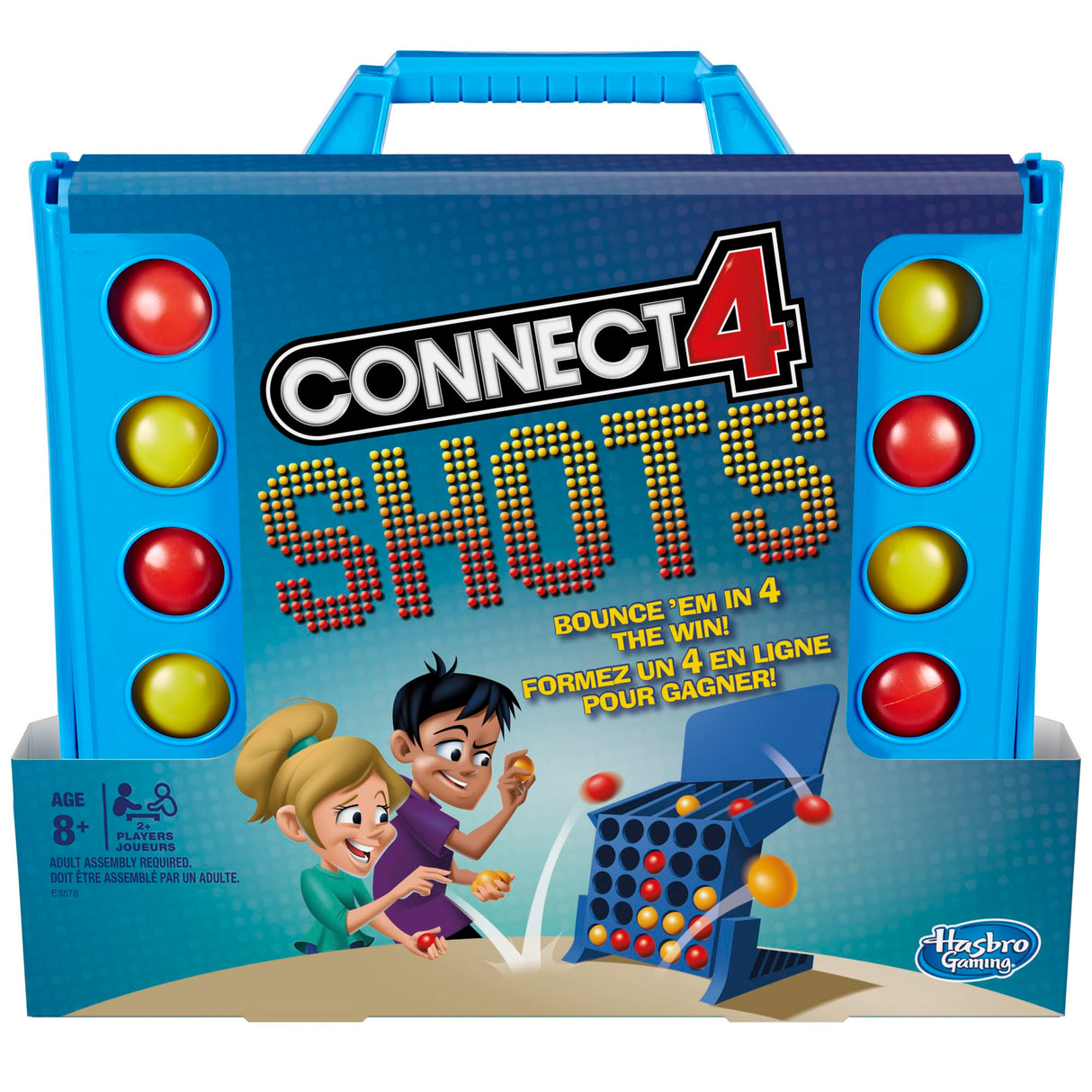 Hasbro Gaming Connect 4 Shots Board Game Activity for Kids Ages 8+, Active Games for Kids, Family Games for 2 Players, Kids Games, Kids Gifts