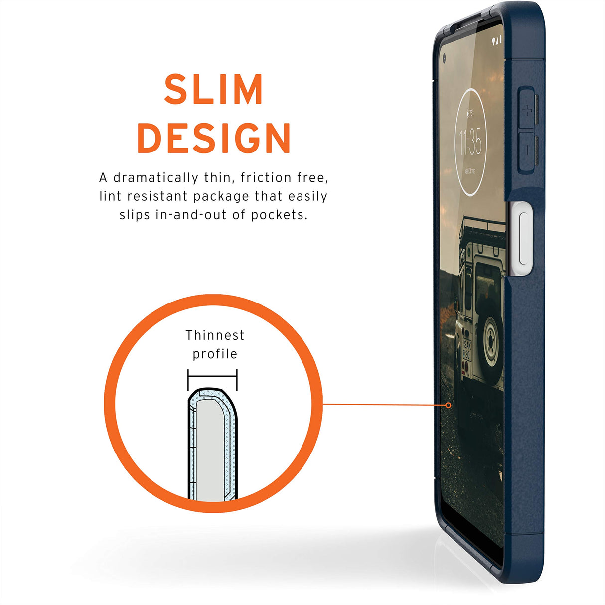 URBAN ARMOR GEAR UAG Designed for Moto G Power (2021) Case (Compatible with North American Model Only) Scout Rugged Sleek Shockproof Lightweight Military Drop Tested Protective Cover, Black