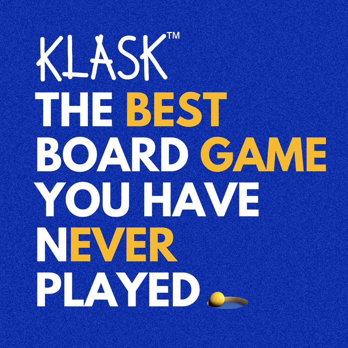 KLASK: The Magnetic Award-Winning Party Game of Skill - for Kids and Adults of All Ages That’s Half Foosball, Half Air Hockey