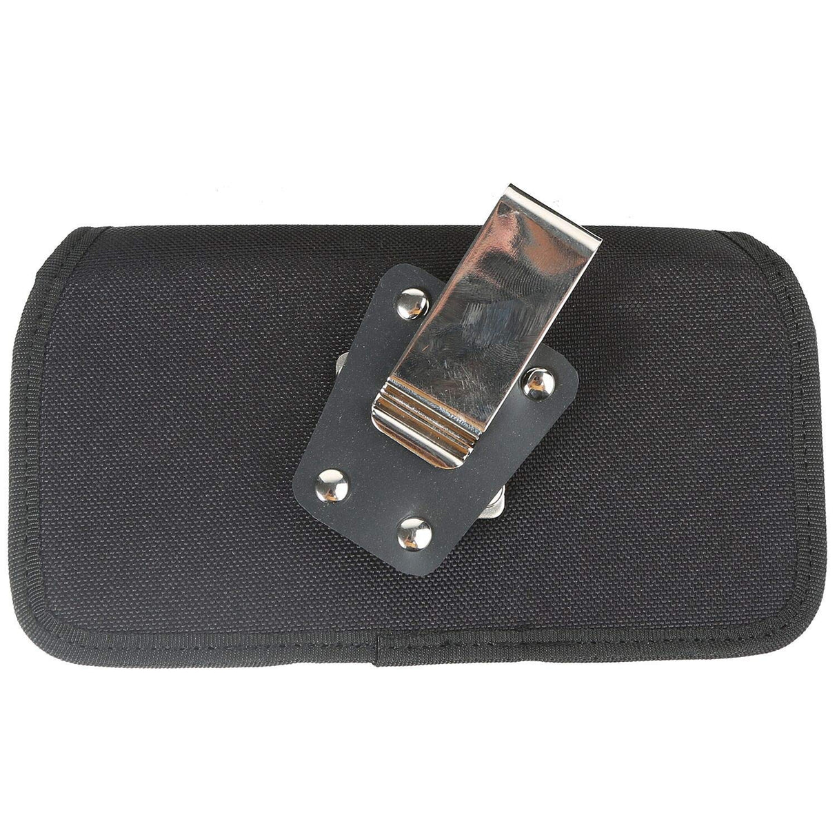 TEKYA LARGE TOUGH TEK BLACK HORIZONTAL POUCH WITH MAGNETIC CLOSURE