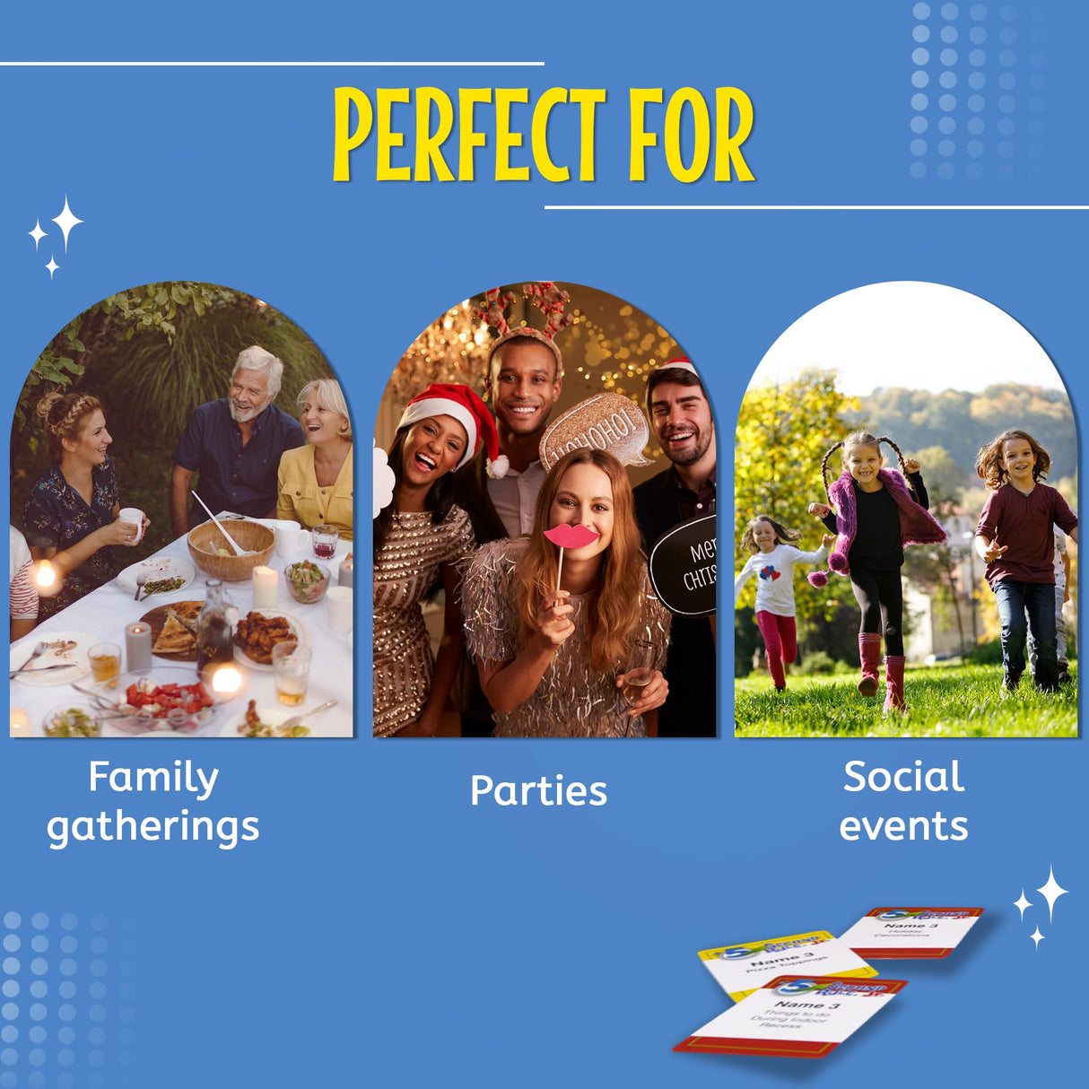 5 Second Rule Game Jr. - Simple Questions Card Game for Family Fun, Party, Kids, Travel, Game Night & Sleepovers - Think Fast and Shout Out Answers - For Ages 6+