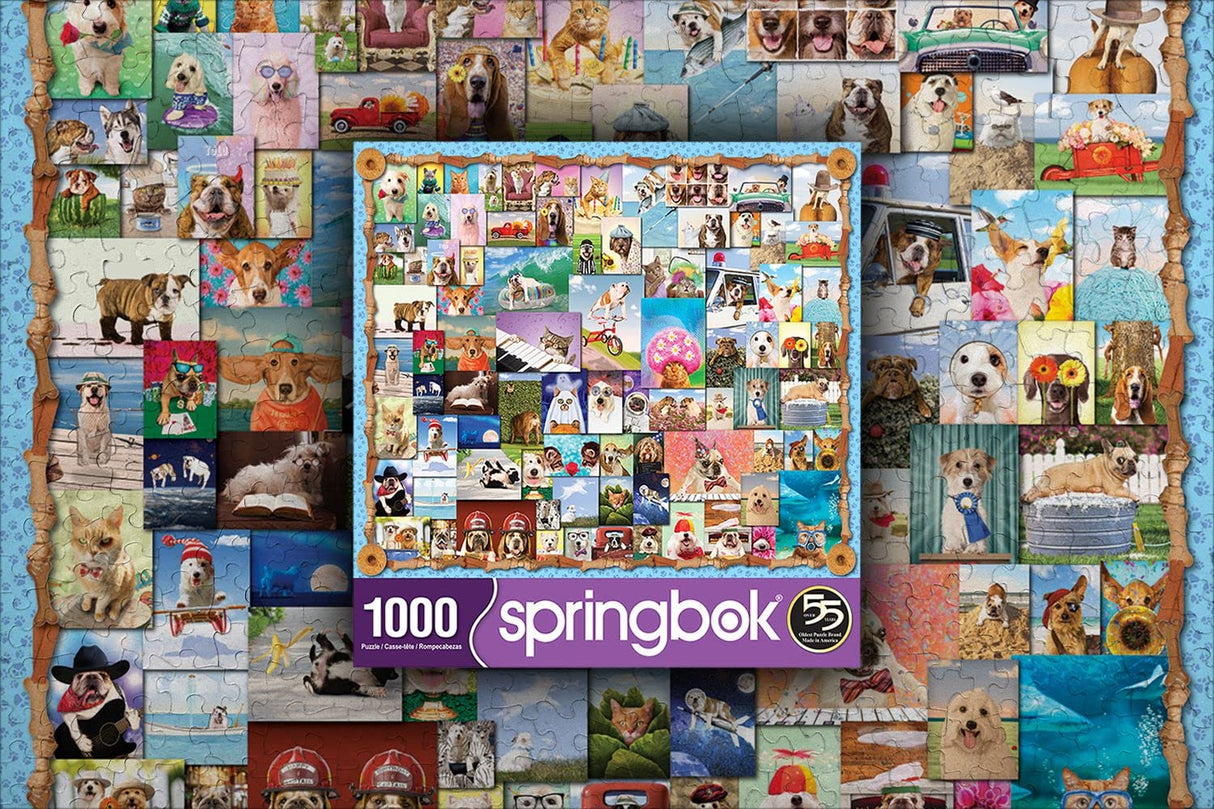 Springbok 1000 Piece Jigsaw Puzzle Animal Quackers