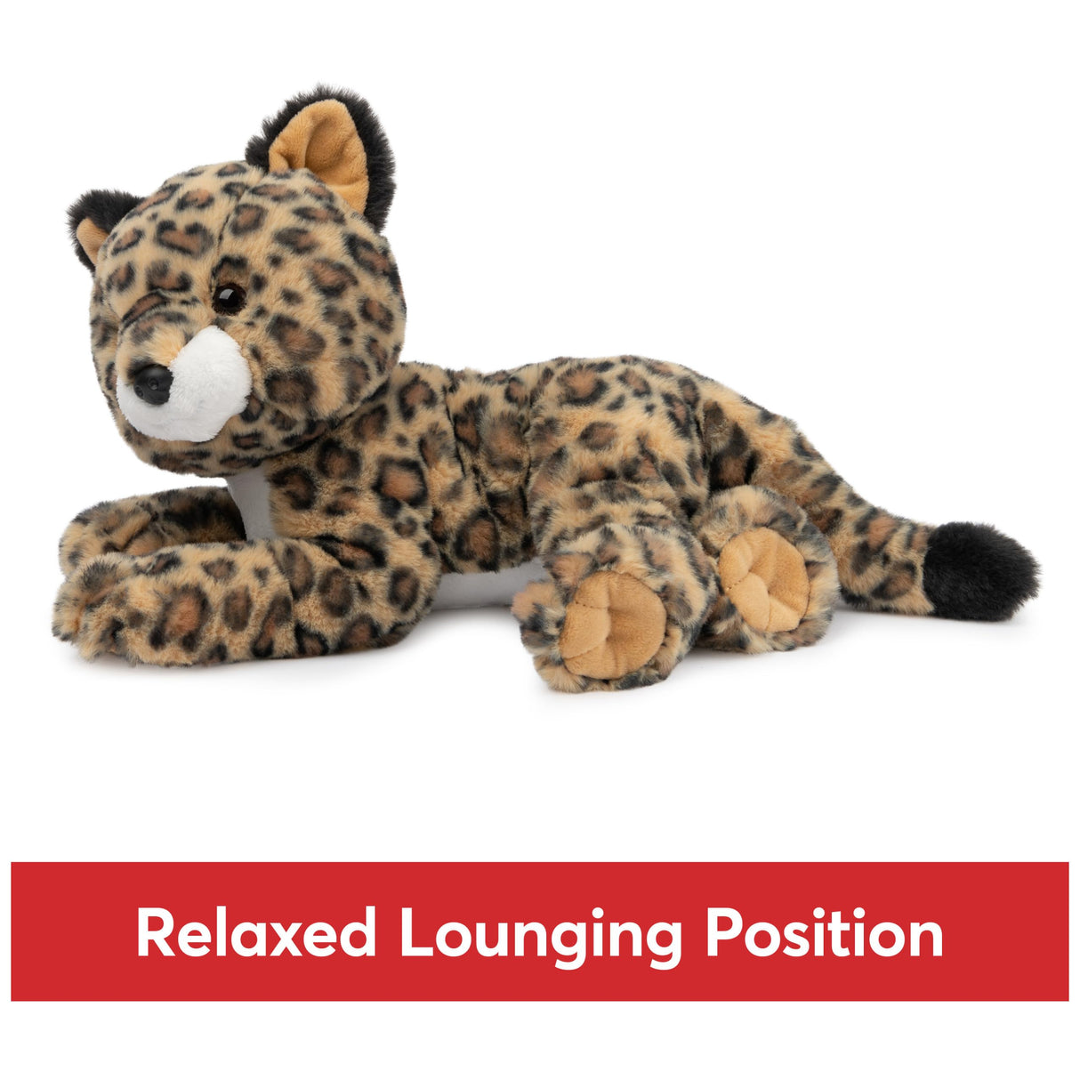 GUND Banks Leopard Plush, Premium Stuffed Animal for Ages 1 and Up, Brown/White, 12”