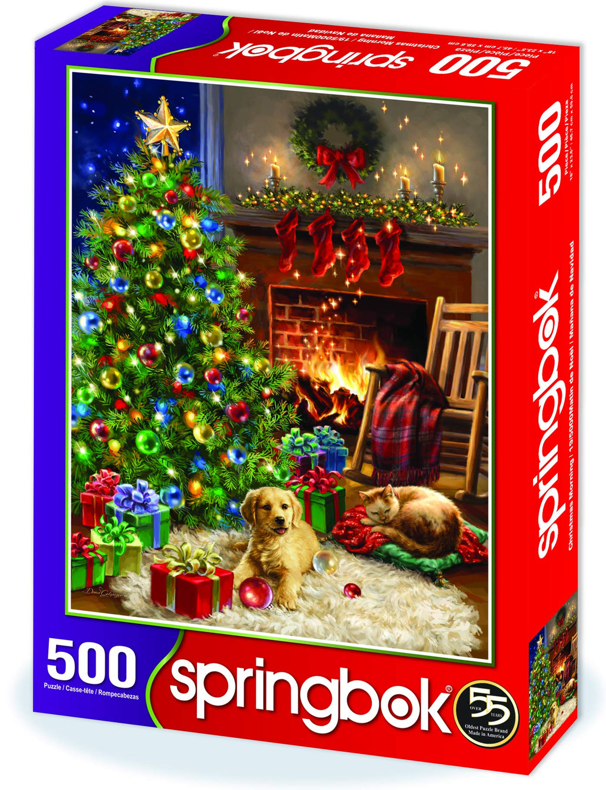 Springbok Christmas Morning 500 Piece Jigsaw Puzzle
