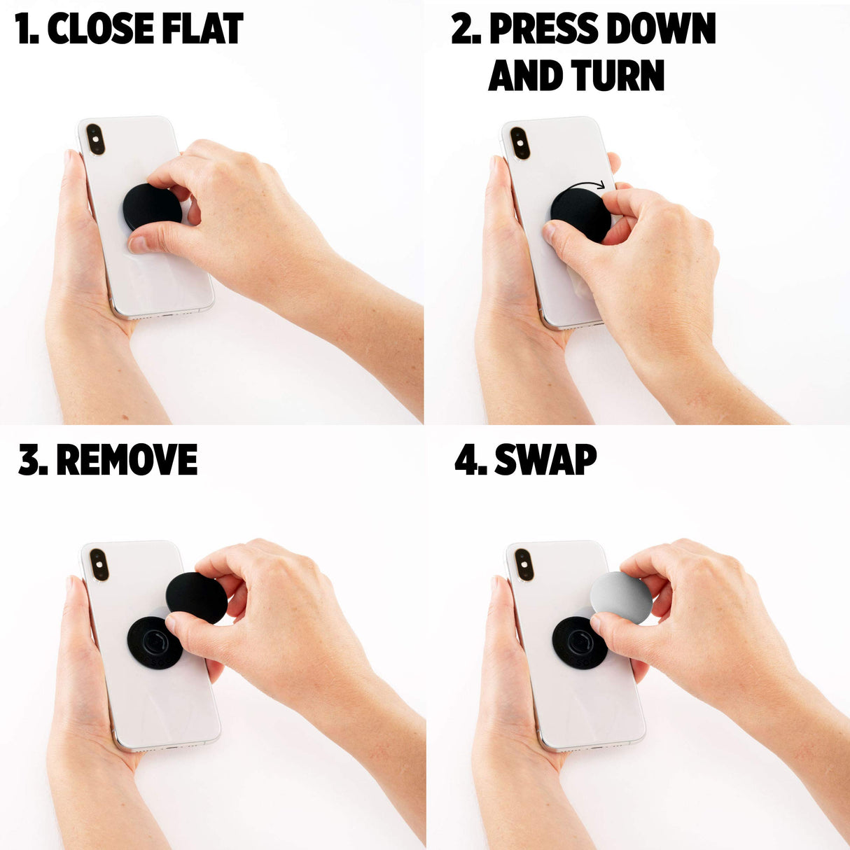 PopSockets Phone Grip with Expanding Kickstand, USA PopGrip - American Flag