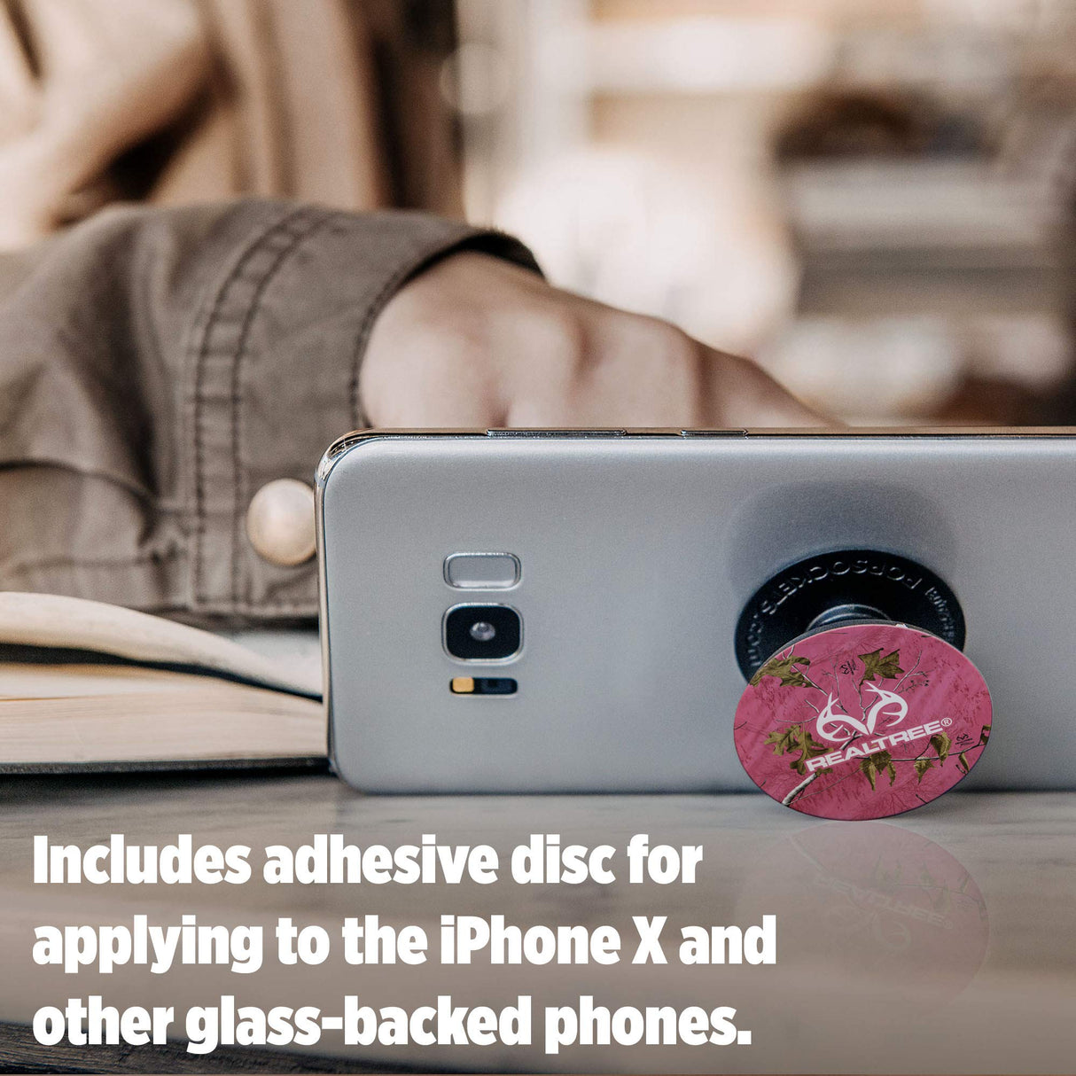 PopSockets: Collapsible Grip & Stand for Phones and Tablets - Reeltree Xtra Paradise Pink