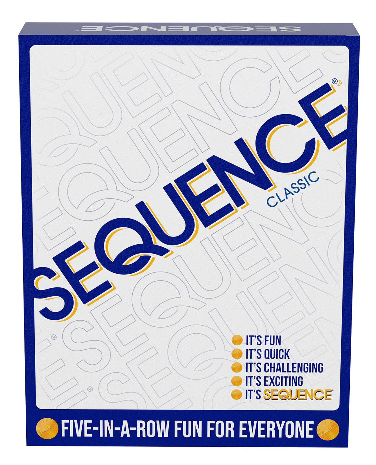 SEQUENCE- Original SEQUENCE Game with Folding Board, Cards and Chips by Jax