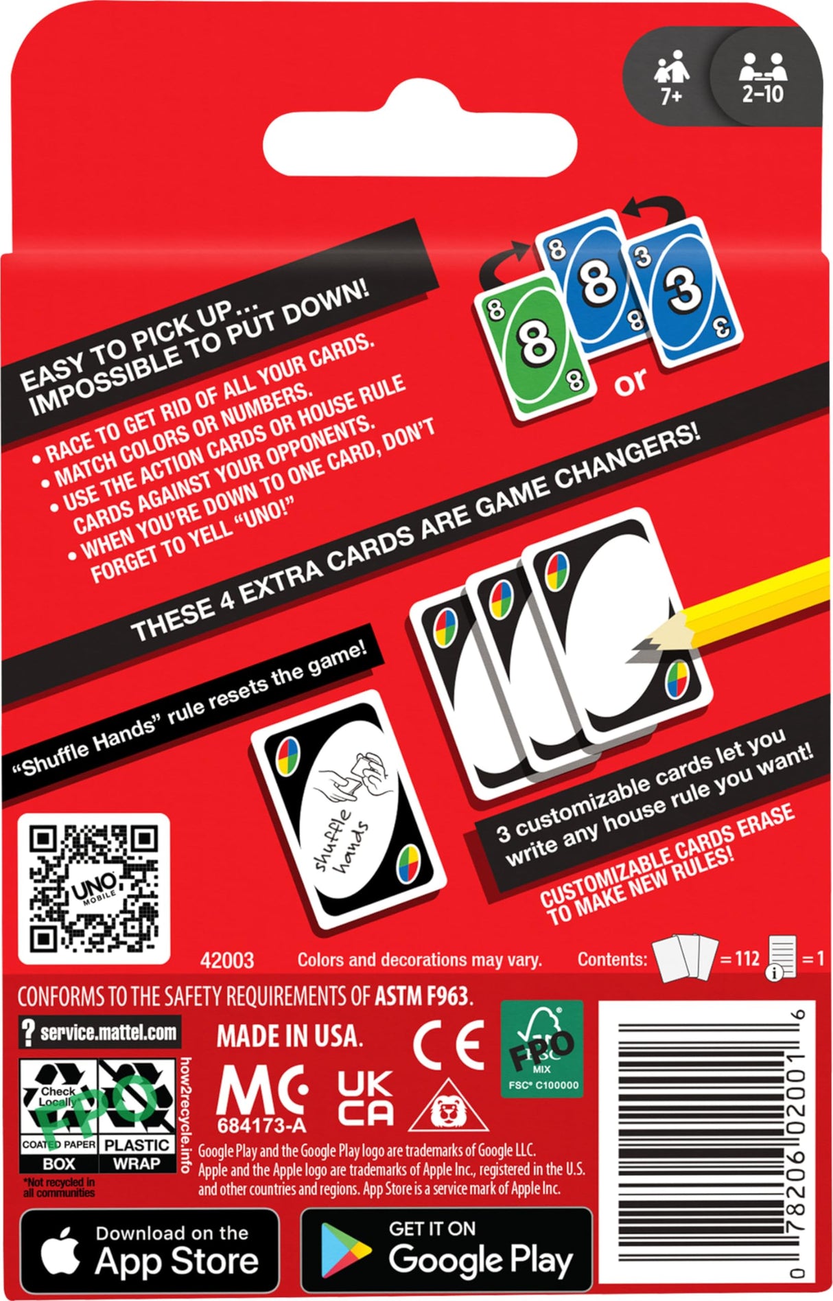Mattel Games UNO Card Game