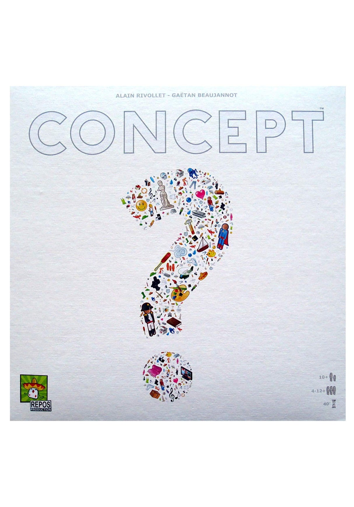 Concept Party Game | Award-Winning Board Game | Team-Based Guessing | Fun Family Game for Adults and Kids | Ages 10+ | 4-12 Players | Average Playtime 40 Minutes | Made by Repos Production