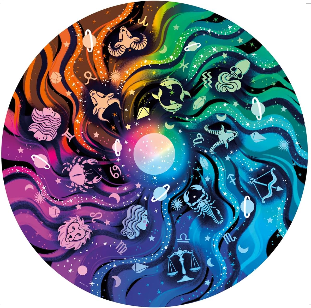 Ravensburger Astrology 500 pc Round Puzzle
