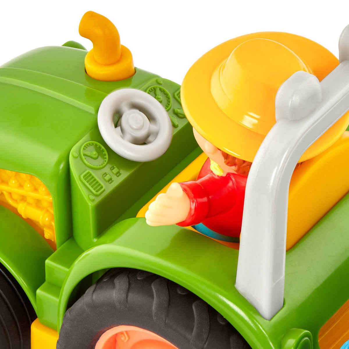 US Toy Company - Lights and Sounds Toy Tractor Playset by Battat