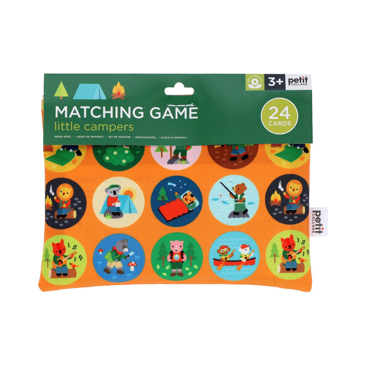 Petit Collage - Little Campers Matching Game