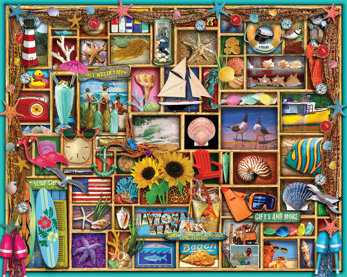 White Mountain Puzzles - Beachcomber - 1000 Piece Jigsaw Puzzle