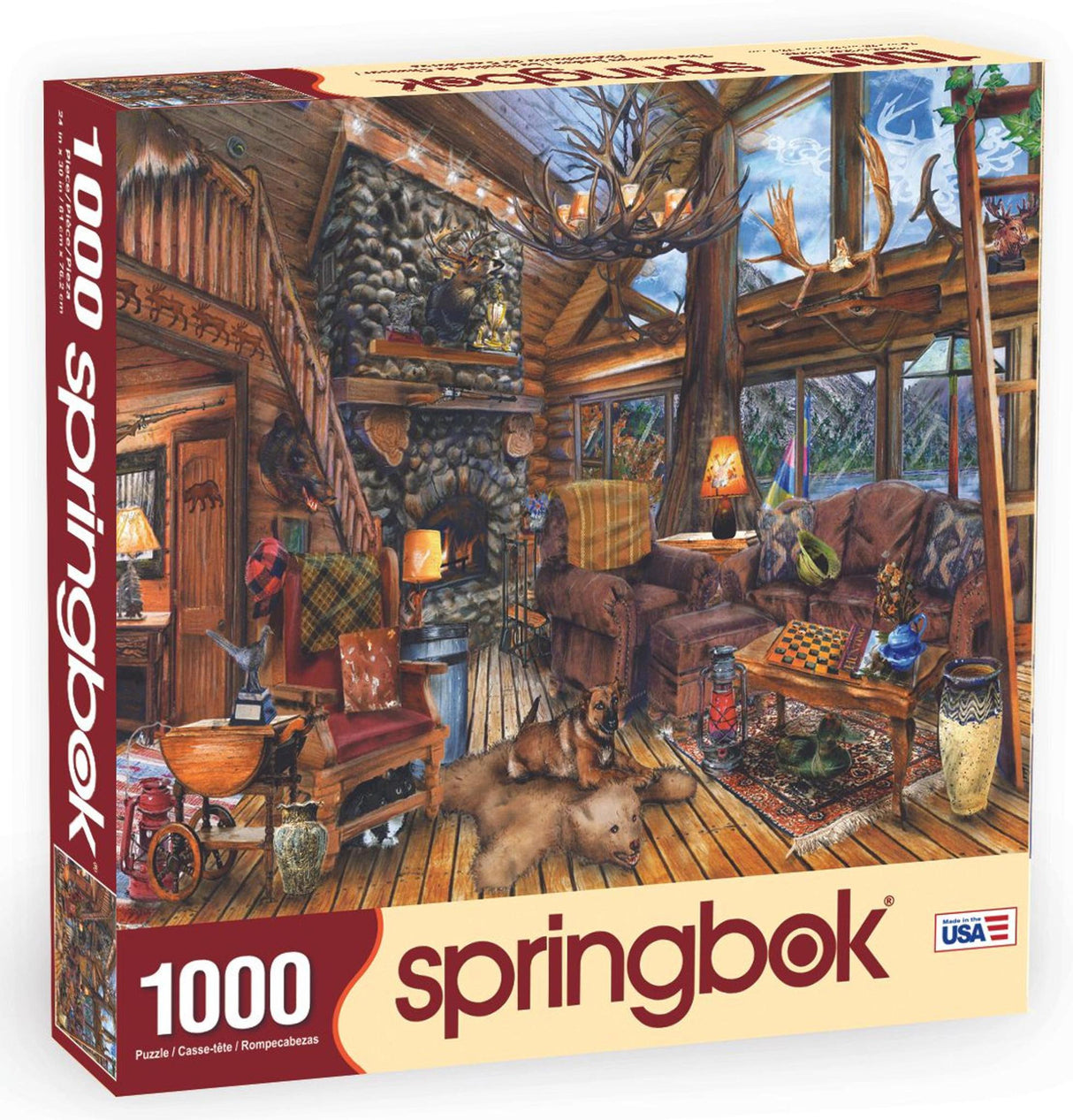 Springbok The Hunting Lodge 500 Piece Jigsaw Puzzle