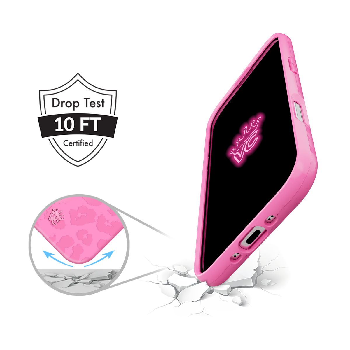 VELVET CAVIAR - IPhone Air MagSafe Case - Hot Pink Leopard