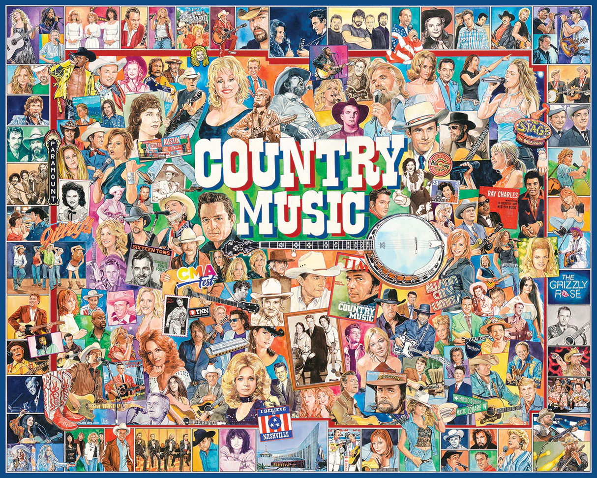 White Mountain Country Music - 1000 Piece Jigsaw Puzzle