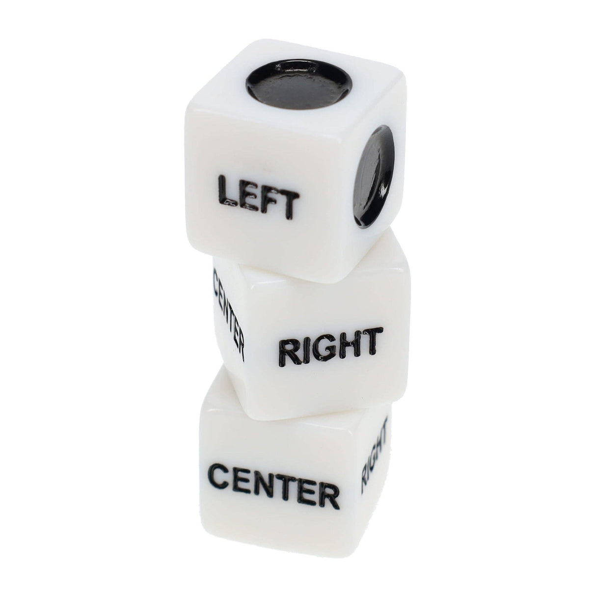 Wood Expressions - Left, Right, Center Dice Game