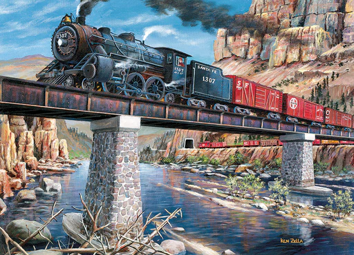 Cobble Hill Stone Steel and Steam 1000 Piece Puzzle