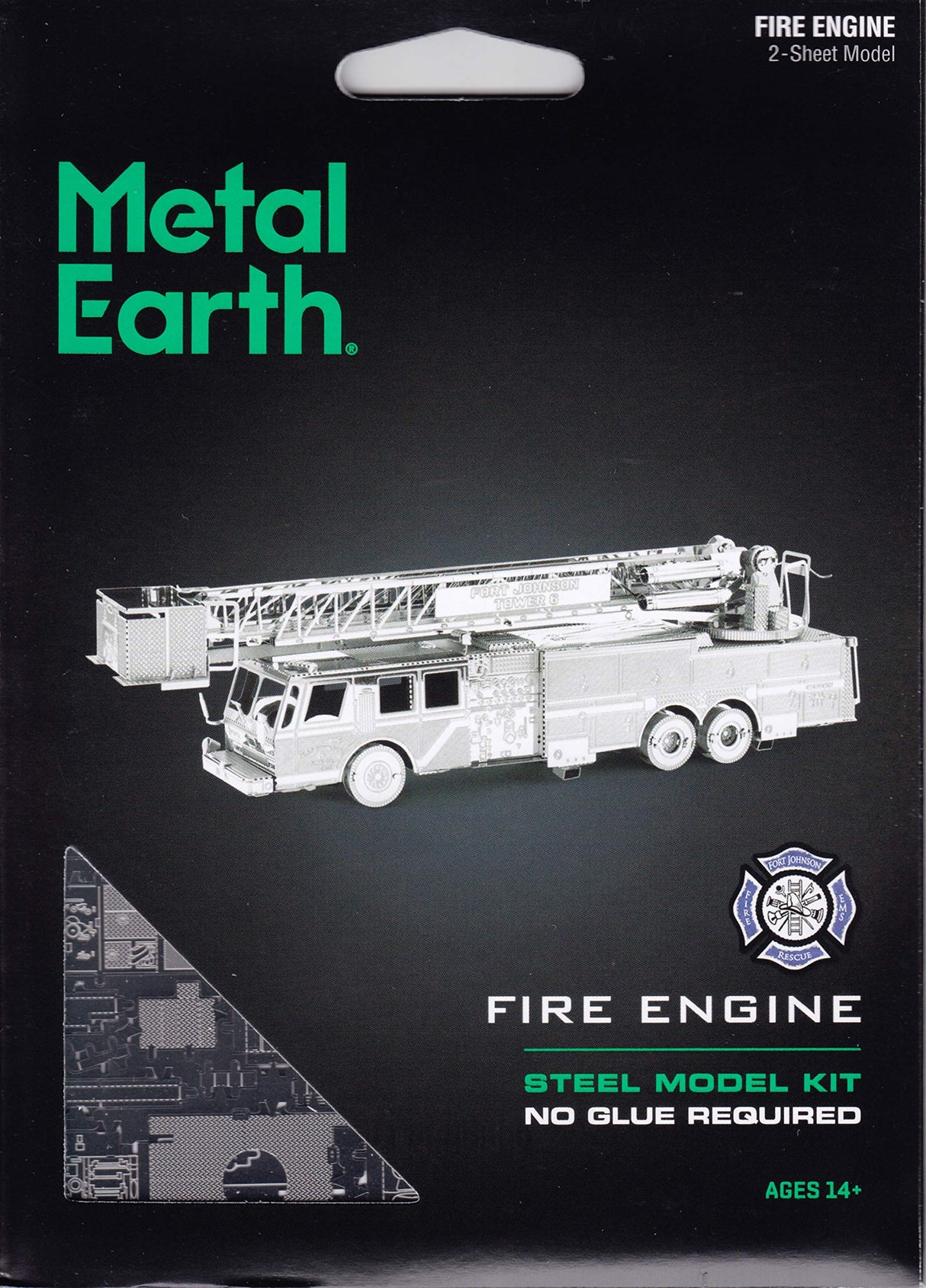 Metal Earth Fire Engine Truck 3D Metal Model Kit Fascinations