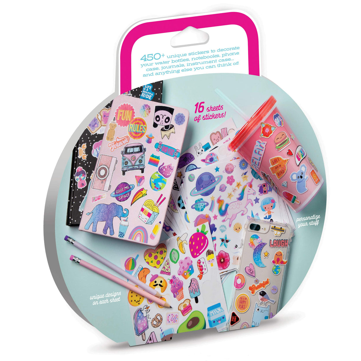 Craft-tastic – Stickerfetti – Cute & Trendy VSCO Stickers for Kids and Teens – Decorate Notebooks, Phones, Laptops, and More!