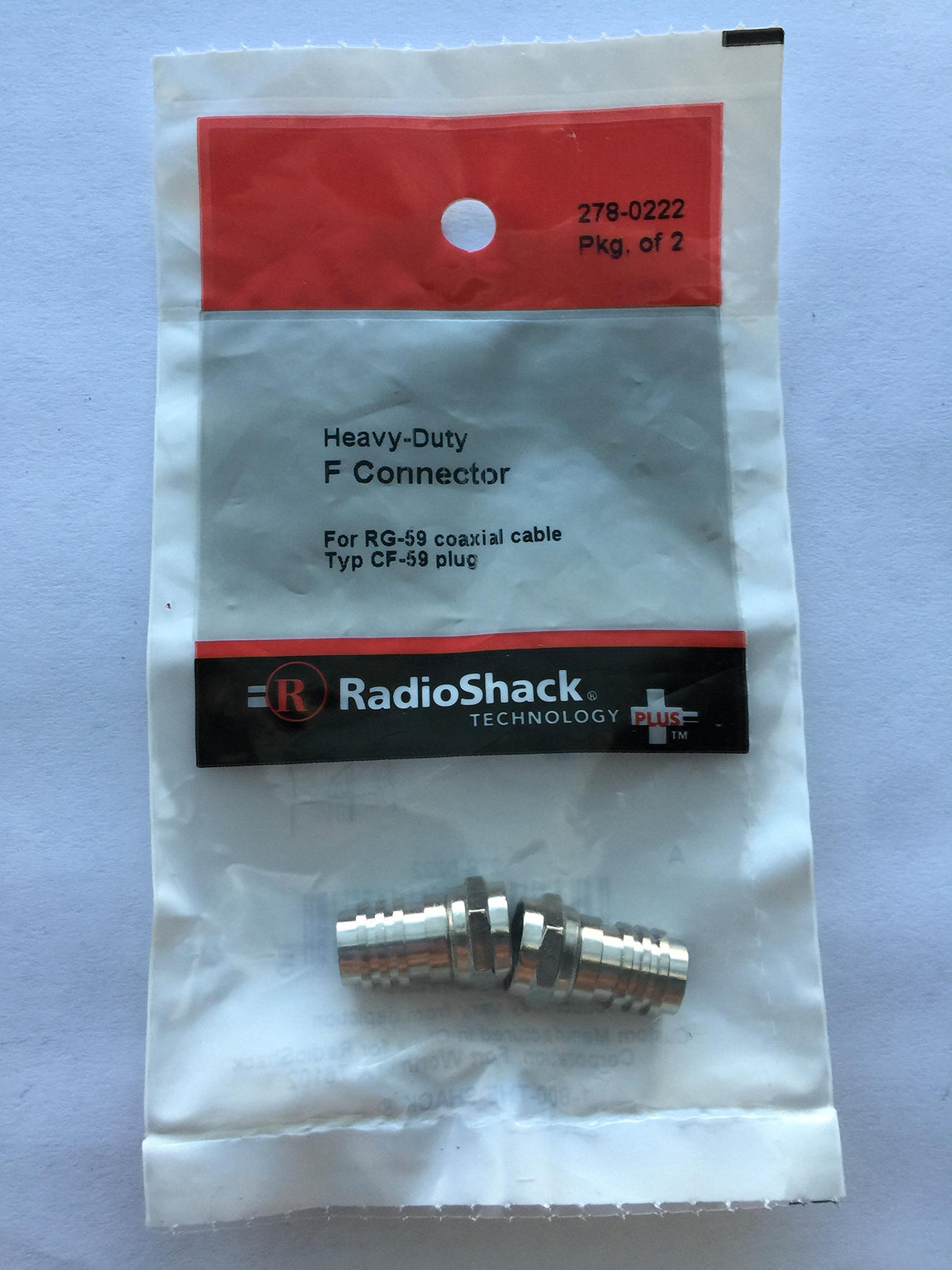 CRIMP-ON RG-59 F CONNECTOR