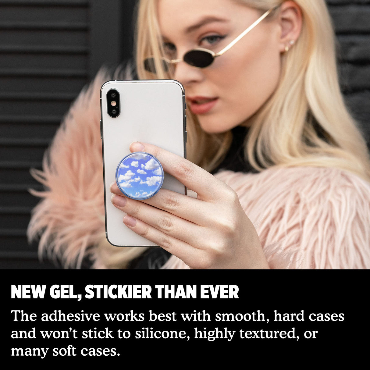 POPSOCKETS - POPGRIP PREMIUM - MIRAGE CLOUDY SKIES