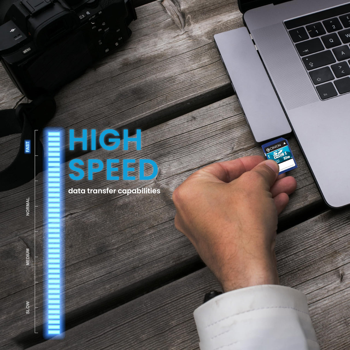 Centon Electronics Flash Memory Card (S1-SDHU1-32G)