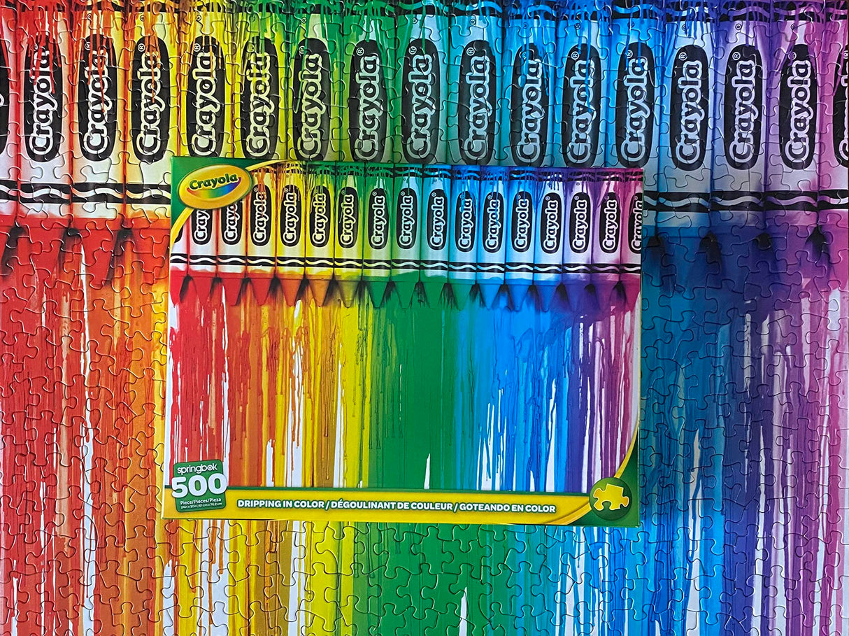 Springbok 500 Piece Jigsaw Puzzle Dripping In Color