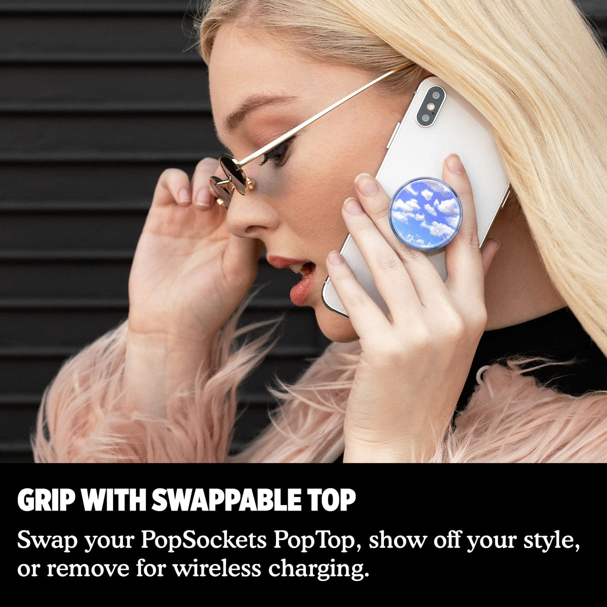 POPSOCKETS - POPGRIP PREMIUM - MIRAGE CLOUDY SKIES