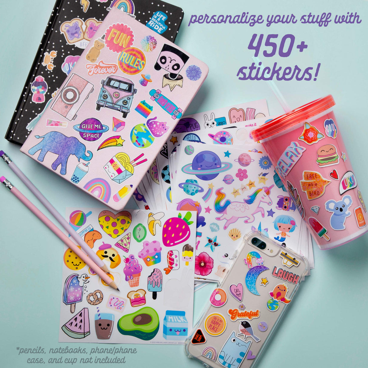 Craft-tastic – Stickerfetti – Cute & Trendy VSCO Stickers for Kids and Teens – Decorate Notebooks, Phones, Laptops, and More!