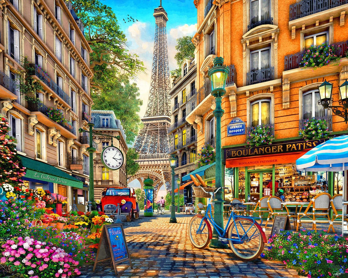 Springbok 1000 Piece Jigsaw Puzzle Paris Afternoon