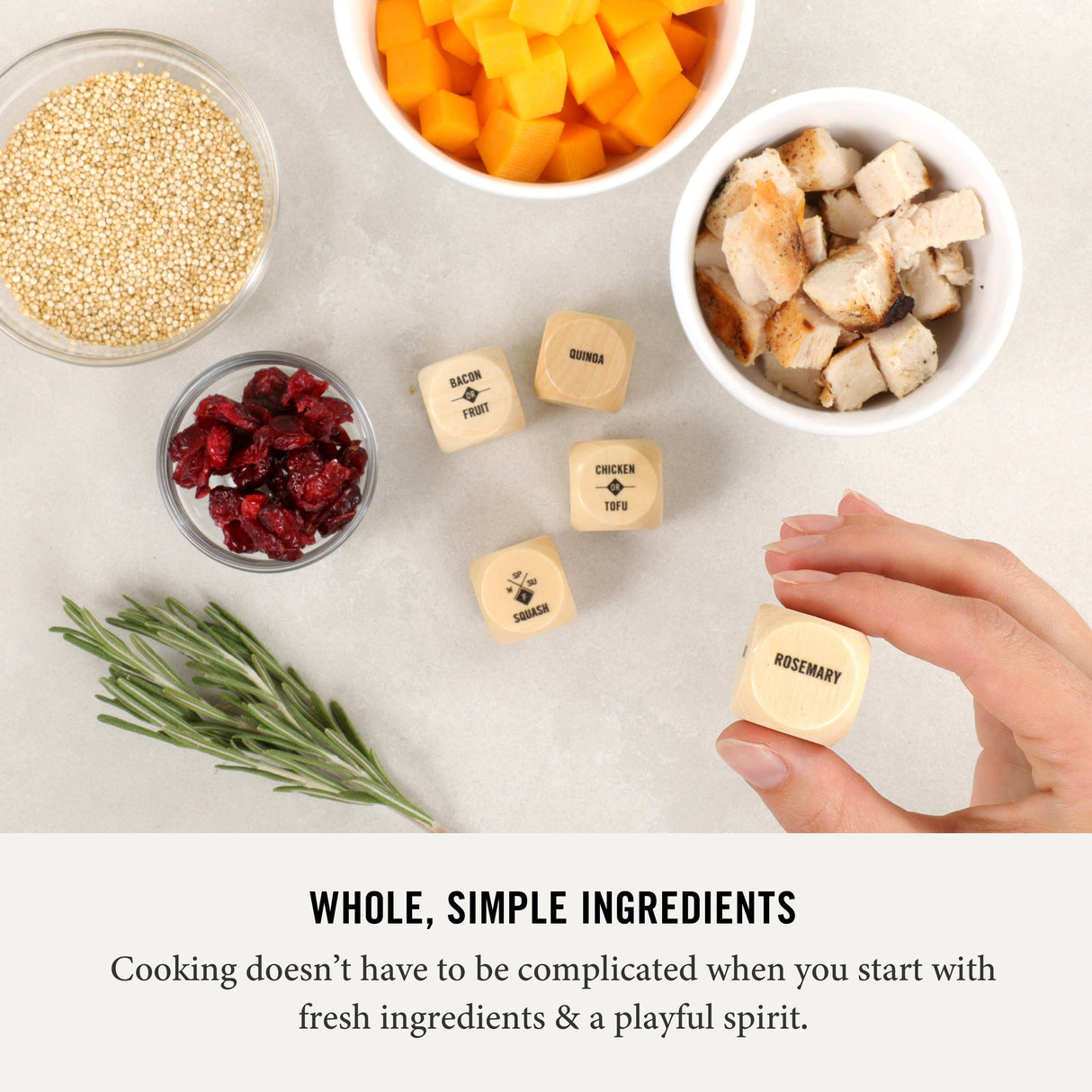 Two Tumbleweeds - Foodie Dice - Inspiration for Seasonal Dinners