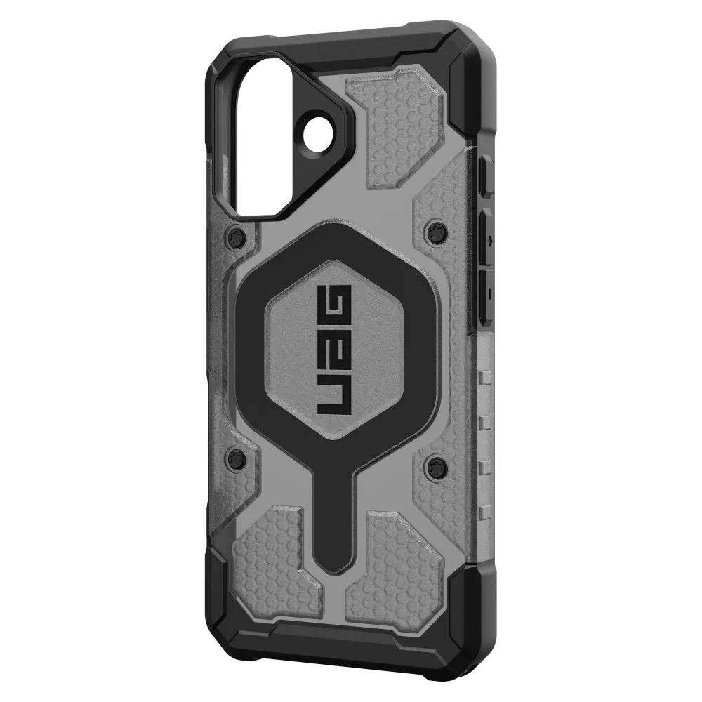 Urban Armor Gear (UAG) - Pathfinder Clear MagSafe Case for Apple iPhone 17 - Ash and Black