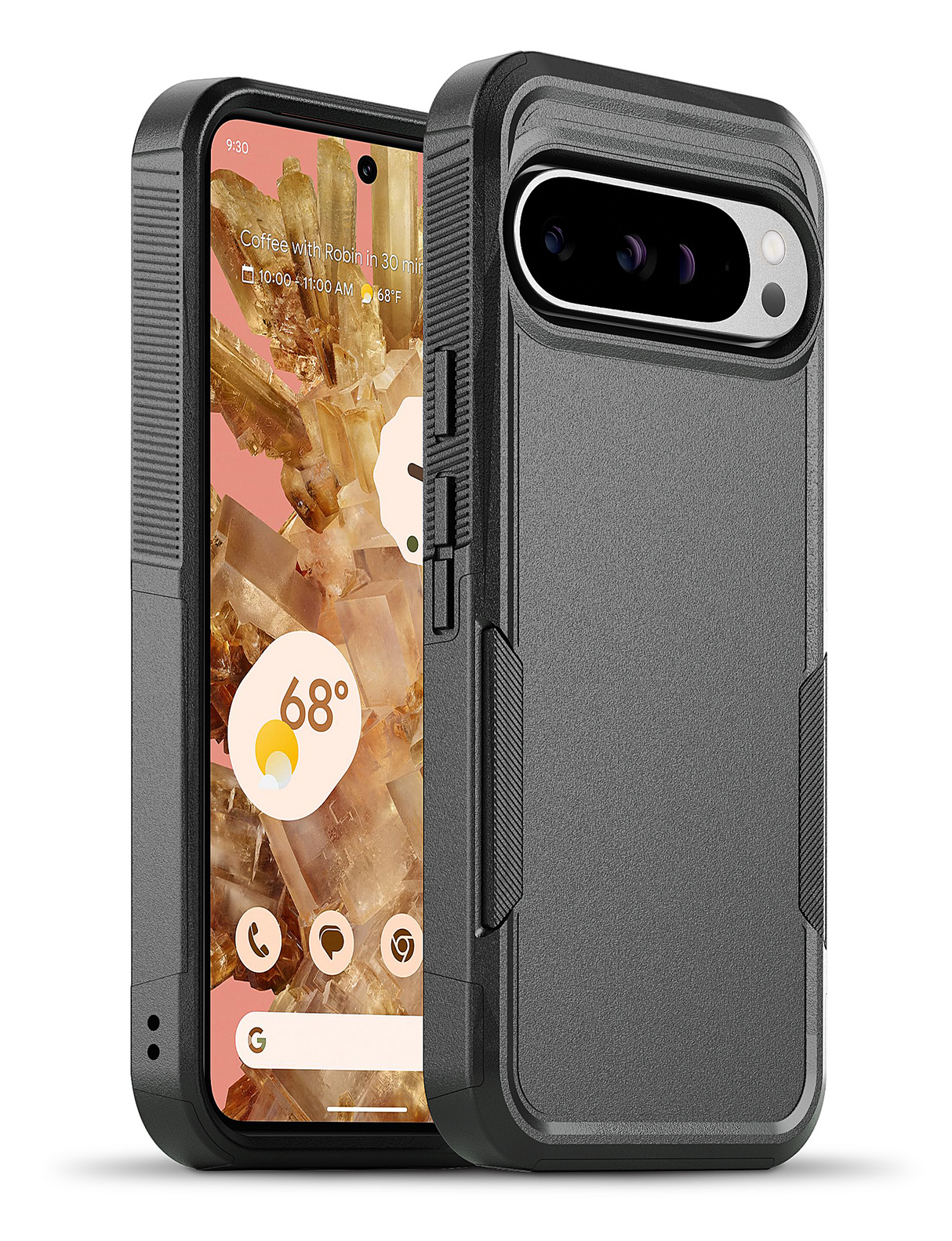 Pixel 9 Pro XL xBase ProTech Rugged Armor Protective Case - Black