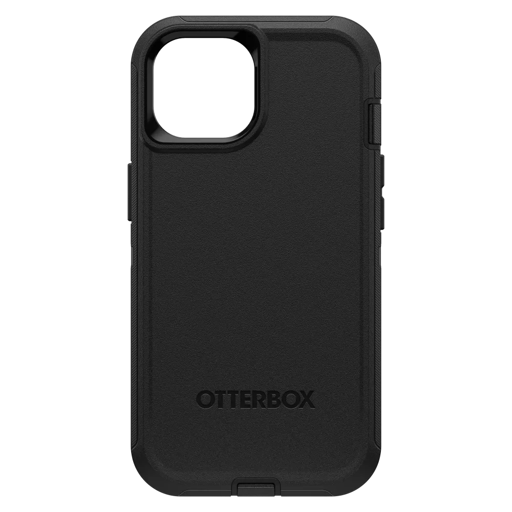 OtterBox - Defender Case for Apple iPhone 15 / iPhone 14 / iPhone 13 - Black