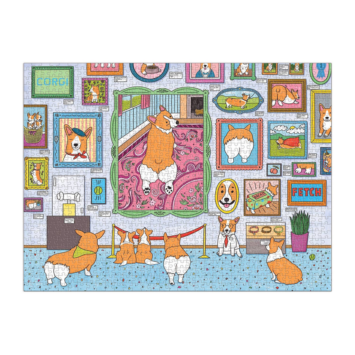 Galison - Museum of the Corgi 1000 Piece Puzzle