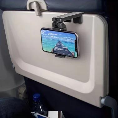 TechLok™ FlyEye In-Flight Travel Phone Mount, Black