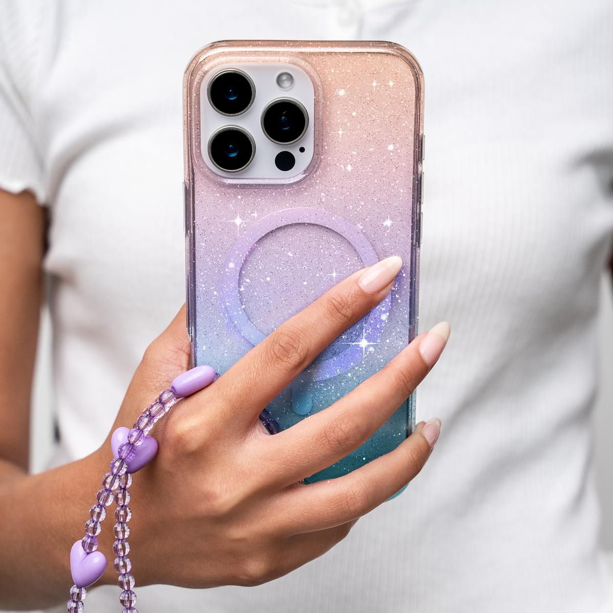 VELVET CAVIAR - IPhone 16 MagSafe Case - Ombre Stardust Glitter