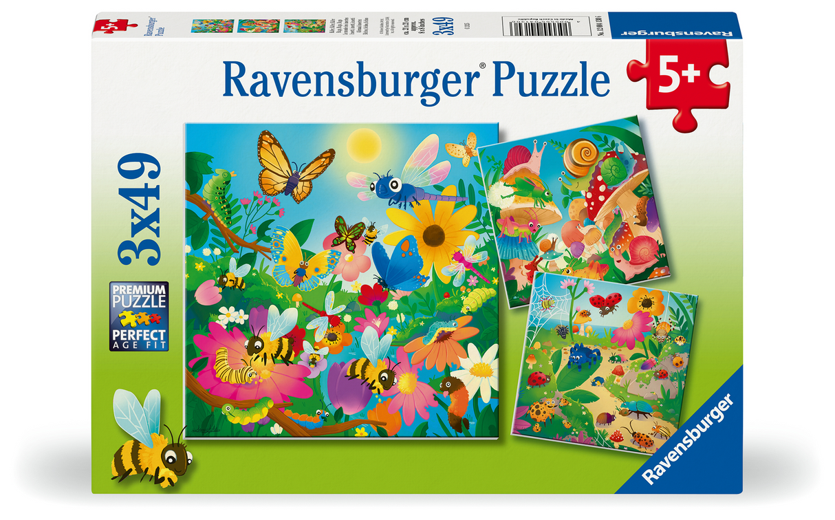 Ravensburger Children’s Jigsaw Puzzle Bugs, Bugs, Bugs - 49 Pieces Puzzle