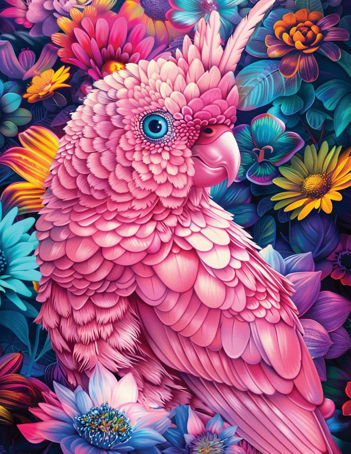 Springbok Pink Cockatoo 500 Piece Jigsaw Puzzle