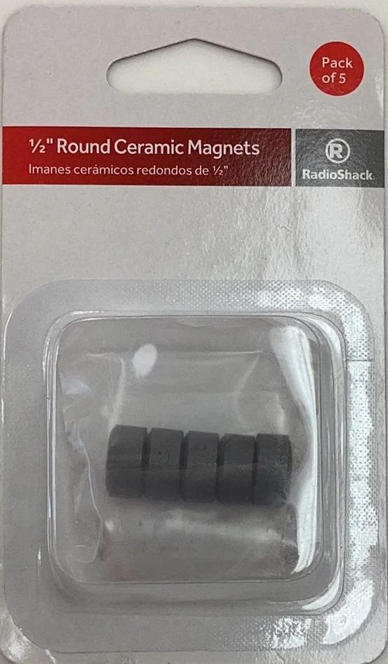 1/2-INCH ROUND CERAMIC MAGNETS