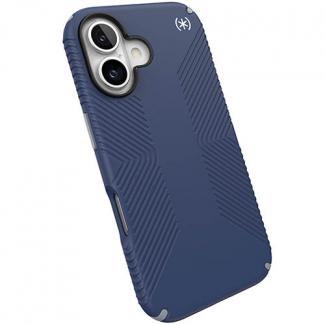 Apple iPhone 16 Speck Presidio 2 Grip Case - Blue/Grey/White
